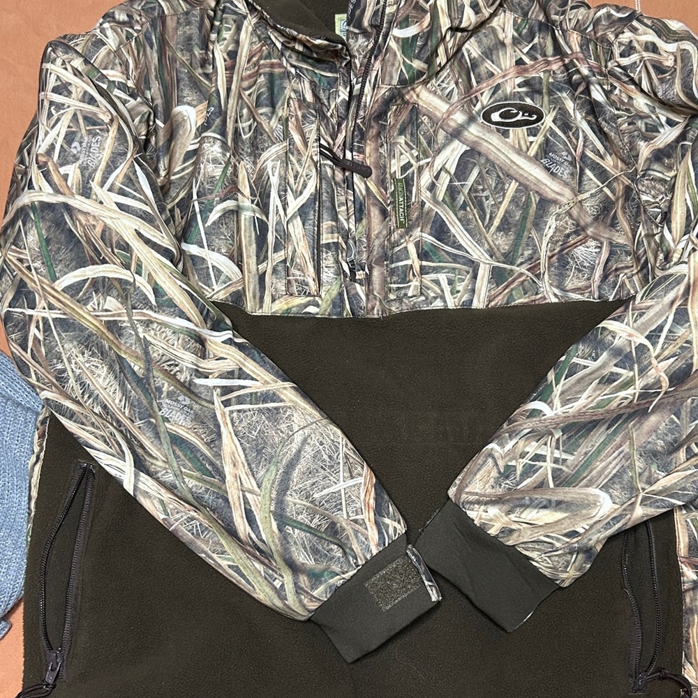 Drake Camouflage Jacket with Olive Accents